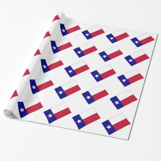 Papel De Presente Sinalizador Texas Lone Star