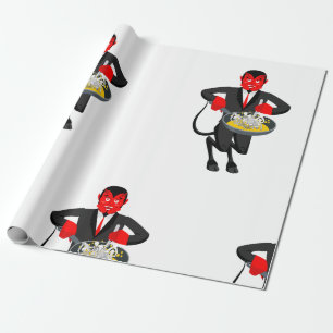 Papel De Presente Sinalizadores de Satã