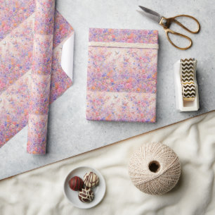 Papel De Presente Sinfonia do Jardim de Primavera