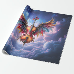 Papel De Presente Sinfonia dos Céus enluarados