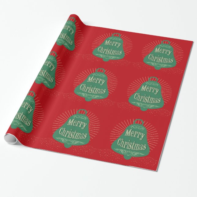 Papel De Presente Sino de Natal (Desenrolado)