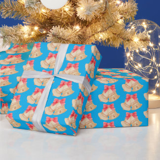 Papel De Presente Sinos de Natal
