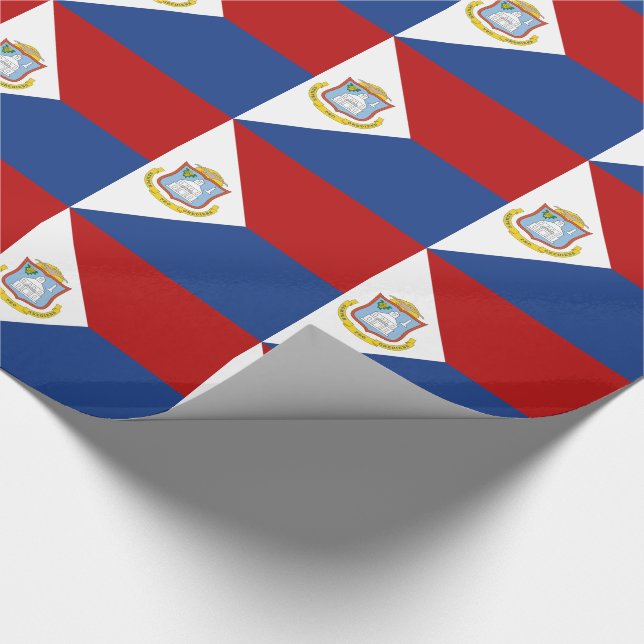 Papel De Presente Sint Maarten Flag (Ponta)