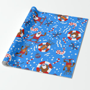 Papel De Presente skater papais noeis negros de july do Natal