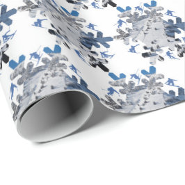 Papel De Presente Ski Slope Flake