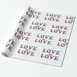 Papel De Presente SlipperyJoe amor é amor gotejando derretendo dinâm