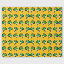 Papel De Presente Smiling Frog