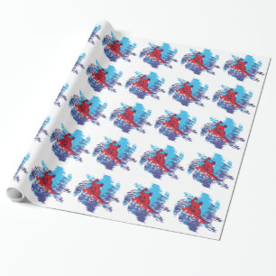 Papel De Presente Snowboard