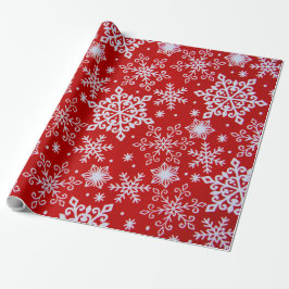 Papel De Presente Snowflakes