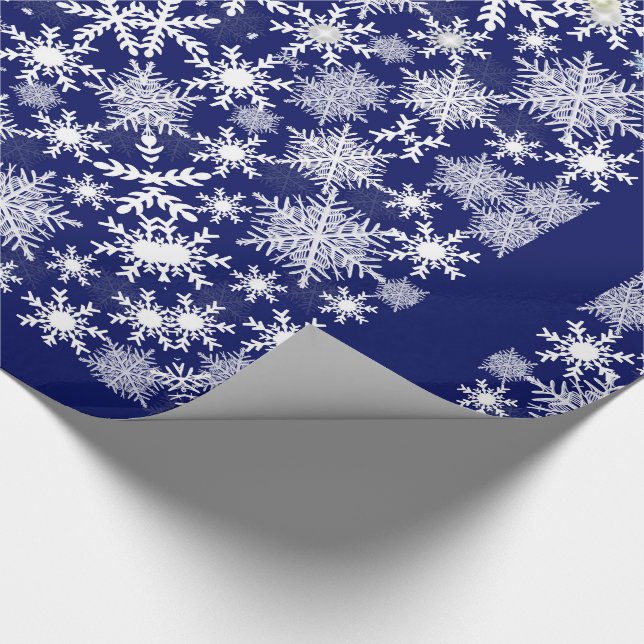 Papel De Presente Snowflakes Lace (Ponta)