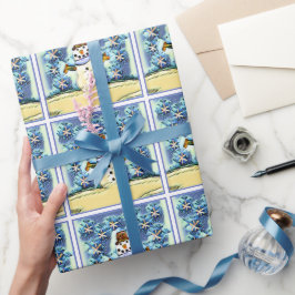 Papel De Presente Snowie Snowman