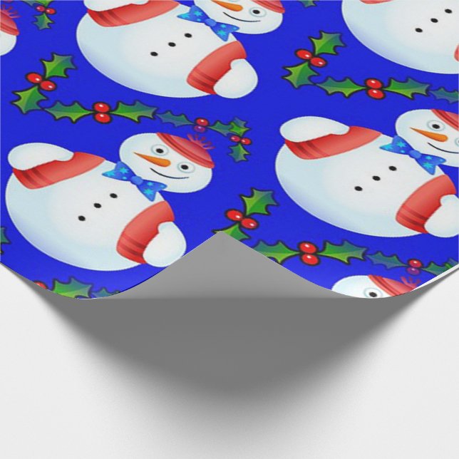 Papel De Presente Snowman (Ponta)