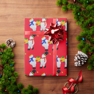 PAPEL DE PRESENTE SNOWMAN, AQUI ESTÁ O SEU PAPEL DE ENVOLVIMENTO DE