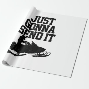 Papel De Presente Snowmobile Vai Enviar Um Motor Engraçado Gif