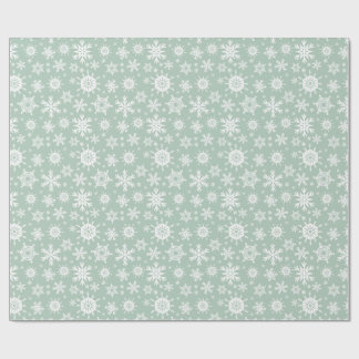 Papel De Presente Snowy Mint