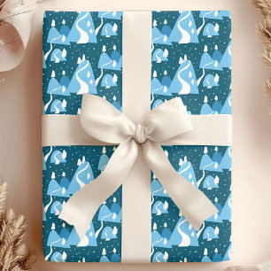 Papel De Presente Snowy Winter Wonderland