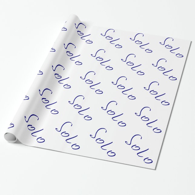 Papel De Presente Só palavra (Desenrolado)