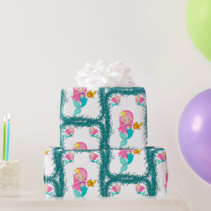 Papel De Presente Sob a sereia do mar