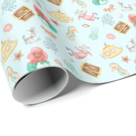Papel De Presente Sob O Mar