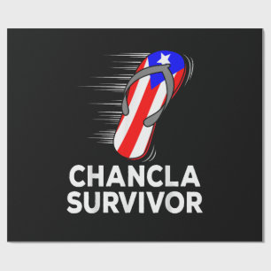 Papel De Presente Sobrevivente de Chancla