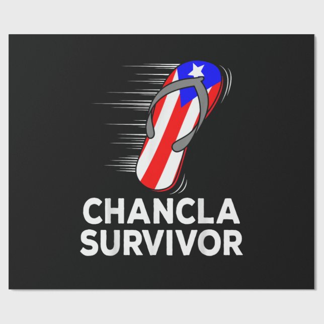 Papel De Presente Sobrevivente de Chancla (Aberto)
