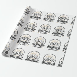 Papel De Presente Sobrevivente do século ciclando 100 Milhas de Corr