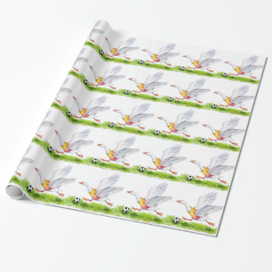 Papel De Presente Soccer Goose