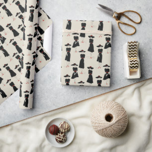 Papel De Presente Sociedade do Vestido Preto Linha Arte Moda