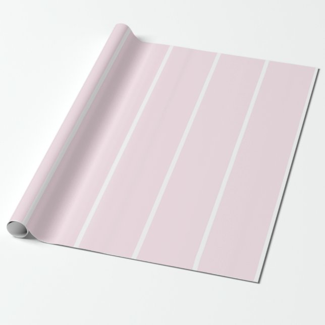 Papel De Presente Soft Color Vertical Stripe Pattern Design (Desenrolado)