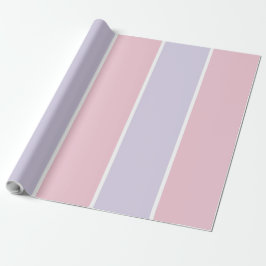Papel De Presente Soft Color Vertical Stripe Pattern Design