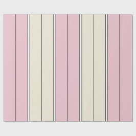 Papel De Presente Soft Color Vertical Stripe Pattern Design