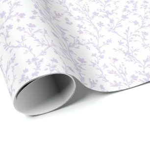 Papel De Presente Soft Meadow Dusty Lavender - Neutro