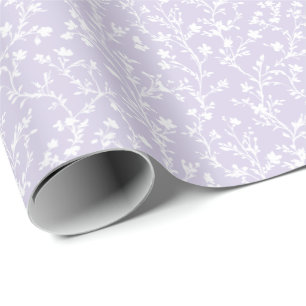 Papel De Presente Soft Meadow Neutro - Lavanda Empoeirada