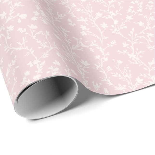 Papel De Presente Soft Meadow Neutro - Rosa Bege (Ponta do rolo)
