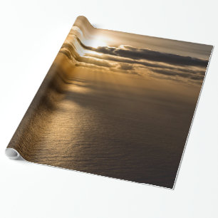 Papel De Presente Sol acima do oceano Atlântico