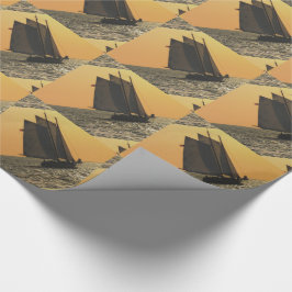 Papel De Presente Sol de veleiro