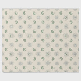 Papel De Presente Sol e Lua em Harmonia!