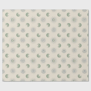Papel De Presente Sol e Lua em Harmonia!