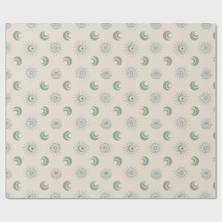 Papel De Presente Sol e Lua em Harmonia!