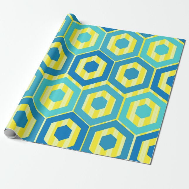 Papel De Presente Sol e Surf (Desenrolado)