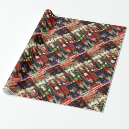 Papel De Presente Soldados de Natal de Noz-Cracker