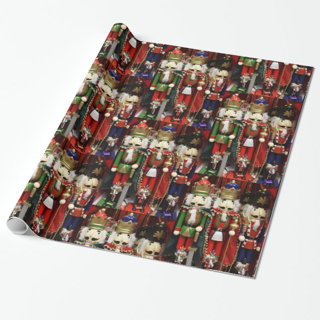 Papel De Presente Soldados de Natal do Quebra-Nozes (Desenrolado)