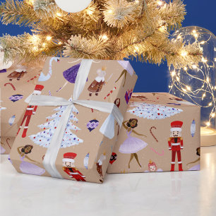Papel De Presente Soldados do Rei Rato do Ballet de Natal do Quebra-