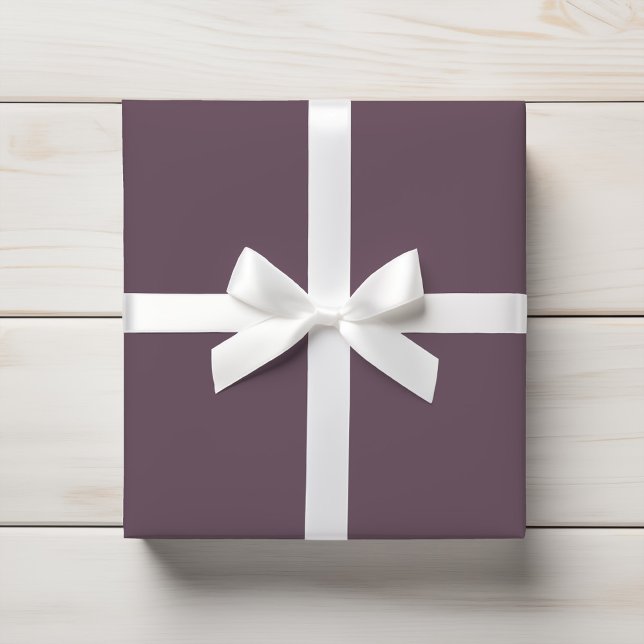 Papel De Presente Solido Elegante De Roxo De Vinho Mudado (Criador carregado)