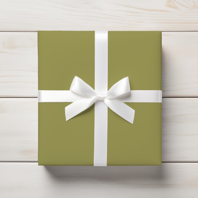 Papel De Presente Sólido Terra Verde do Motose Mudado (Criador carregado)