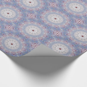 Papel De Presente Solstício de inverno Mandala e Garnet
