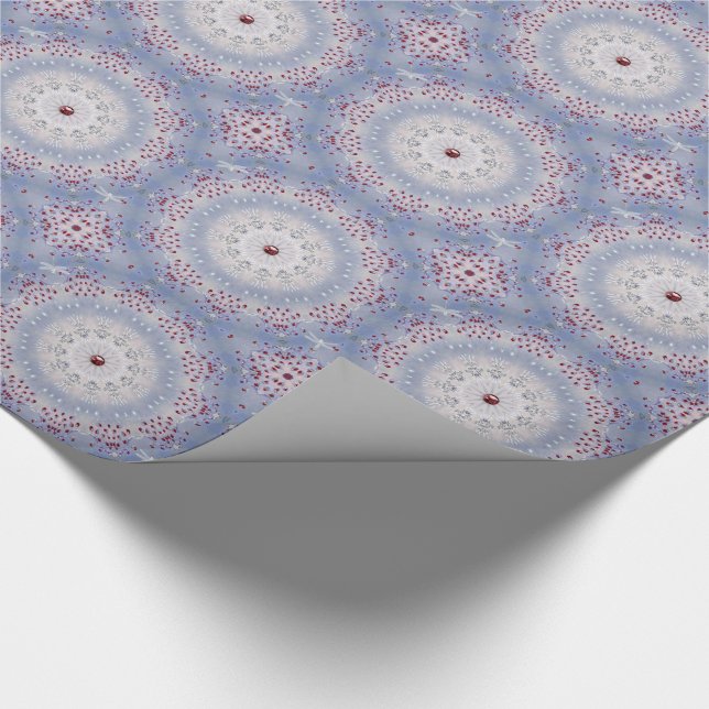 Papel De Presente Solstício de inverno Mandala e Garnet (Ponta)