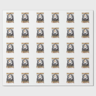 Papel De Presente Sombra Criativa de Crianças de Halloween Lua Cresc