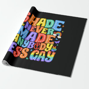 Papel De Presente Sombra nunca fez ninguém menos Orgulho gay LGBT Mê