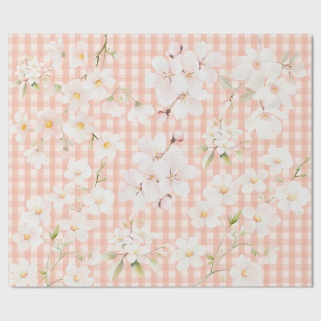 Papel De Presente Some Bunny 1st Birthday Wrapping Paper (Aberto)